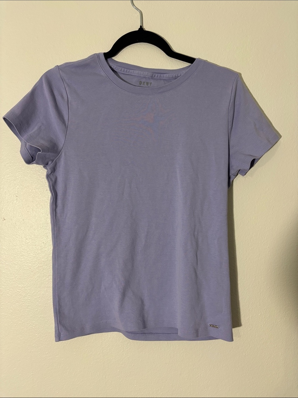 DKNY Lavender Crew Neck Short Sleeve Tee